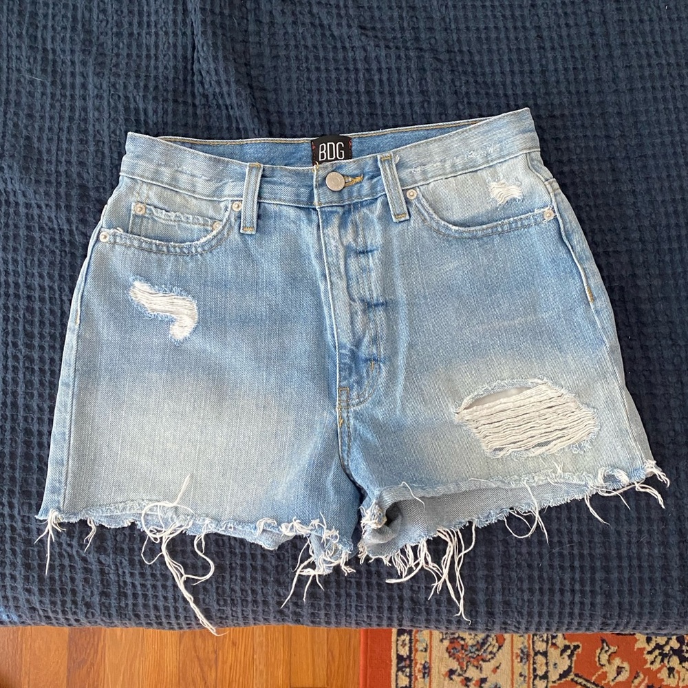Urban Outfitters high rise jean shorts
